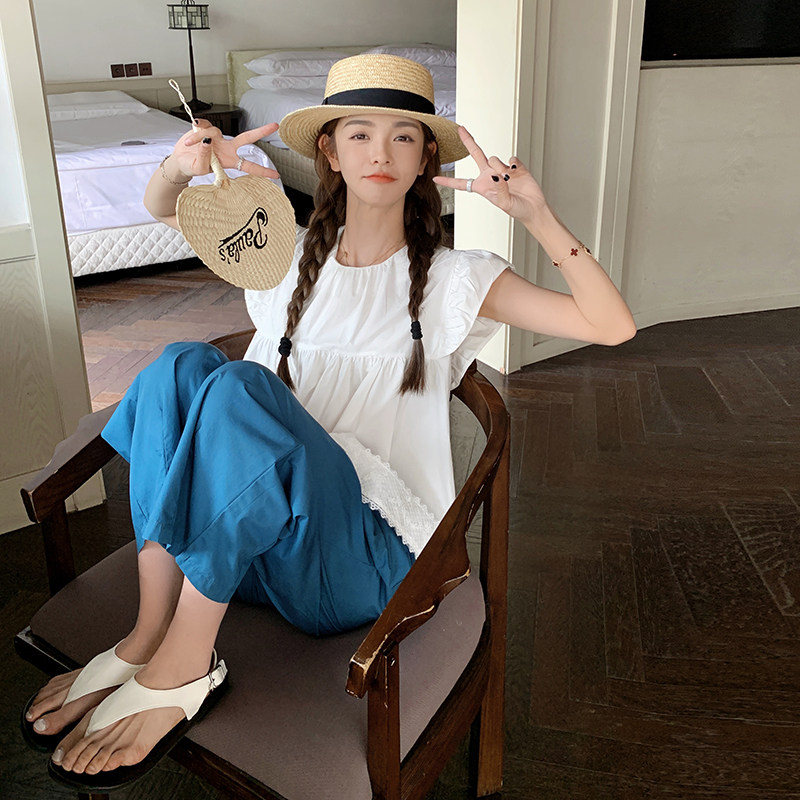 夏装现货主推上衣+奶奶裤2件套2C129-8872-P125-K178,女装套装/套裙,2C129