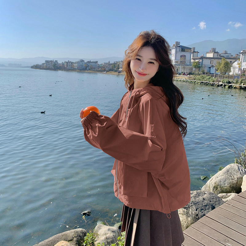 奶黄色工装棉服女冬季高级感加绒加厚派克服棉衣小个子棉袄爆款,女装棉衣/棉服,2C266