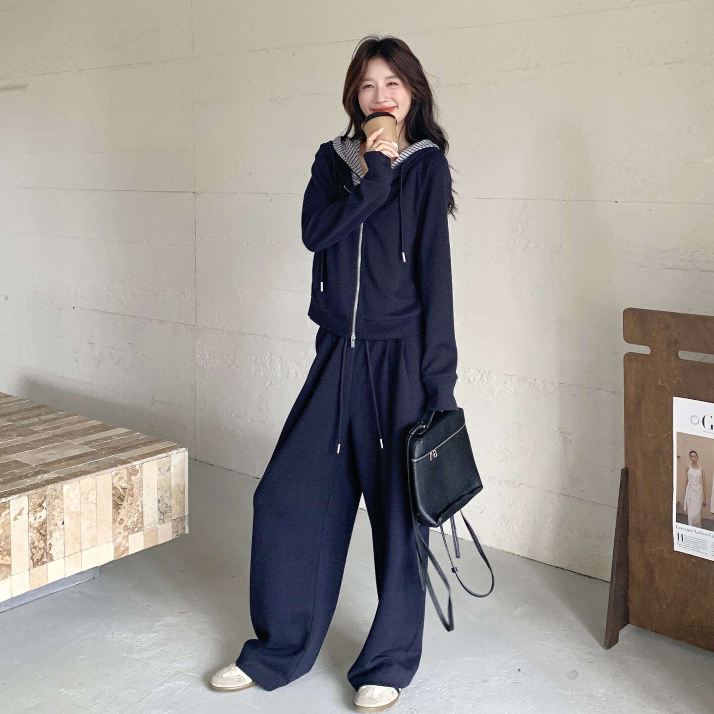 现货新款假两件卫衣套装两件套P185-K258,女装套装/套裙,2C299