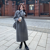 2025秋冬新款高级感毛呢外套新款韩版小个子加厚赫本风呢子大衣女，女装羊绒大衣，2C300