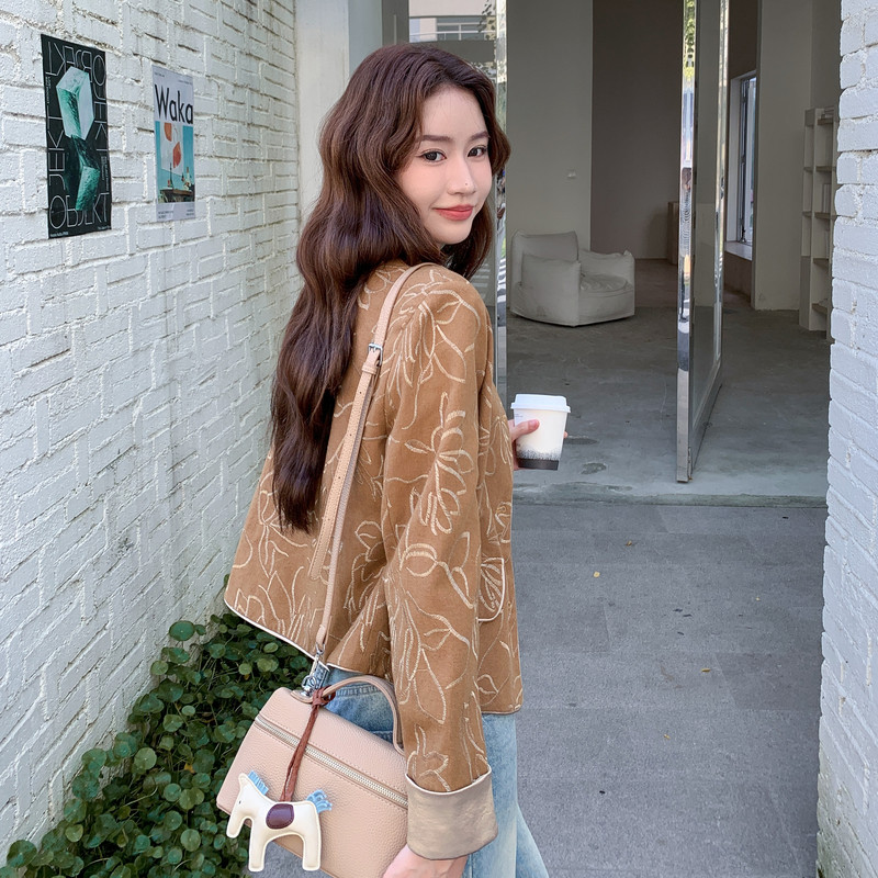秋装新款现货女士精品短外套2C271-9553-P155K228,女装短外套,2C271