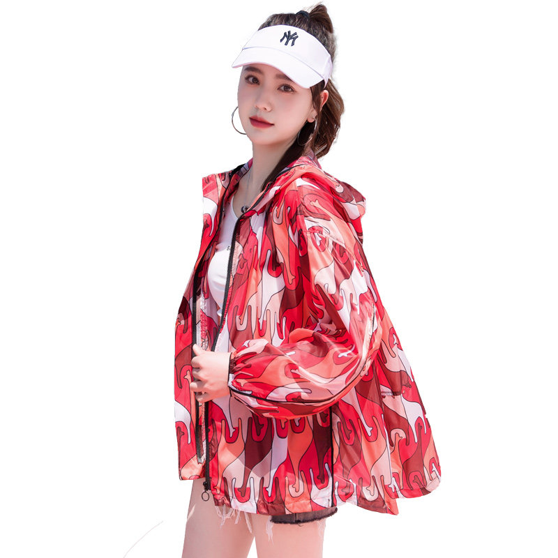 2025夏季防晒服短款休闲RF2C290-P75-K128,女装防晒衣,2C290