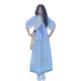 【大量现货】洋气时尚套装女2025夏新款2C227/2533/P165K218，女装套装/套裙，2C227