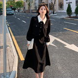 【现货】小香风假两件连衣裙088-8813P125K178，女装连衣裙，2C088