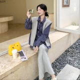 现货春季条纹衬衫时尚休闲三件套套裙2C098-9020P185K278，女装套装/套裙，2C098