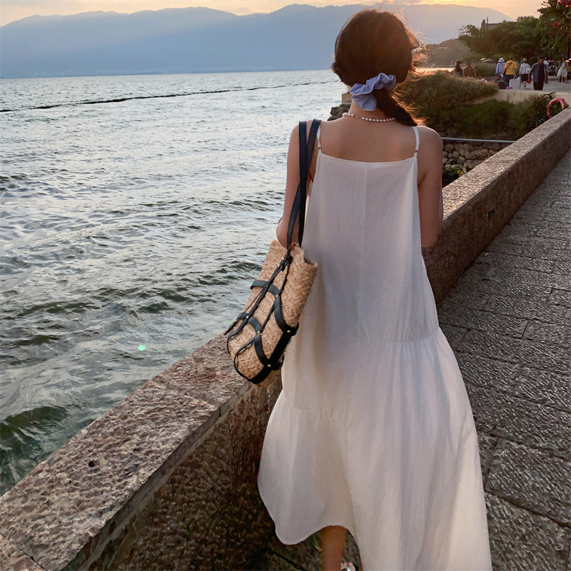 已出货【新款】海边度假风仙女吊带连衣裙131-609-P125K178图片