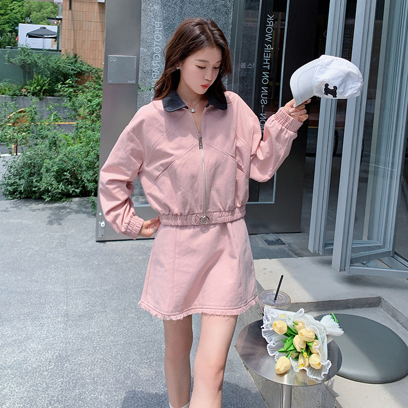 【现货】秋款套装背心连衣裙+短款外套088-8811p155控228,女装套装/套裙,2C088