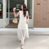 现货！现货！现货！法式设计网纱仙女裙2C212-G101-P145-K198，女装连衣裙，2C212