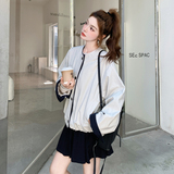 设计感撞色包边休闲短外套女2025秋季新款韩版小个子显瘦百搭夹克，女装短外套，2C275
