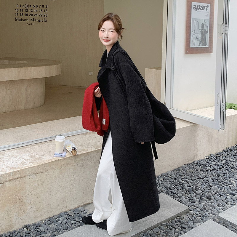 冬季新品现货 高品质双面羊绒呢大衣 2C300-2561-P465-K698图片