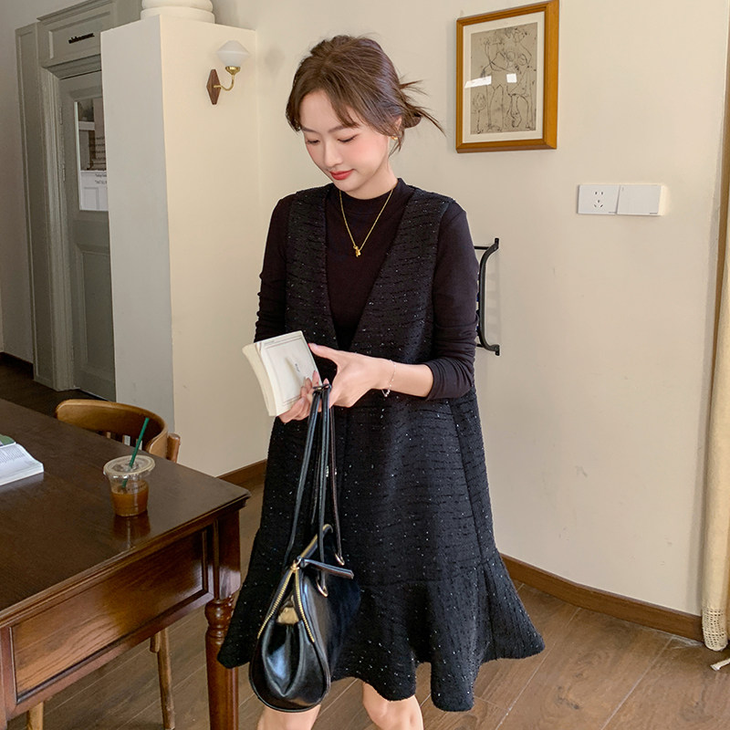 【现货】老钱风百搭马甲裙088-7705P145K198,女装连衣裙,2C088