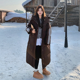 韩系超好看休闲气质羽绒服女2025冬新款高级感加厚保暖白鸭绒外套，女装羽绒服，2D008