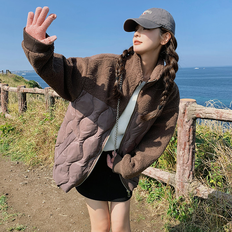 年底都有现货！羽绒服女2026新款羊羔毛外套2C227/3322/P275K348,女装羽绒服,2C227