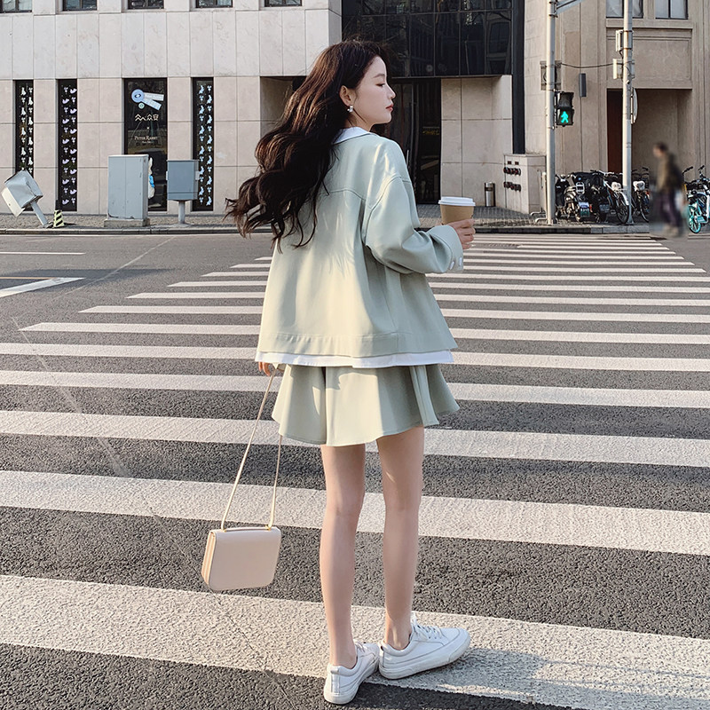【秋款现货】时尚纯色休闲套装裙088-2323p155控228,女装套装/套裙,2C088