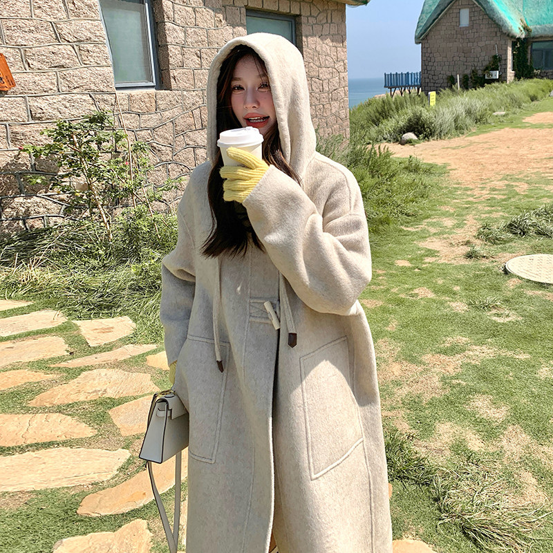 现货新款双面羊绒大衣2C115-2221-P260-K368,女装毛呢外套,2C115
