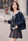 现货派克服女冬季新款加厚加绒韩版洋气短款保暖外套，女装短外套，英标秀（1C119）