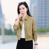 2025年秋季新款时尚休闲短款皮衣，女装皮衣，臻衣坊，女装皮衣，1C078