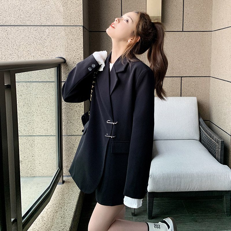 设计款金属扣法式西服新款现货3310-P145-K218,女装连衣裙,2C333
