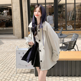 【春款现货】MIU家同款灰蓝色风衣088-7733P155K228，女装风衣，2C088