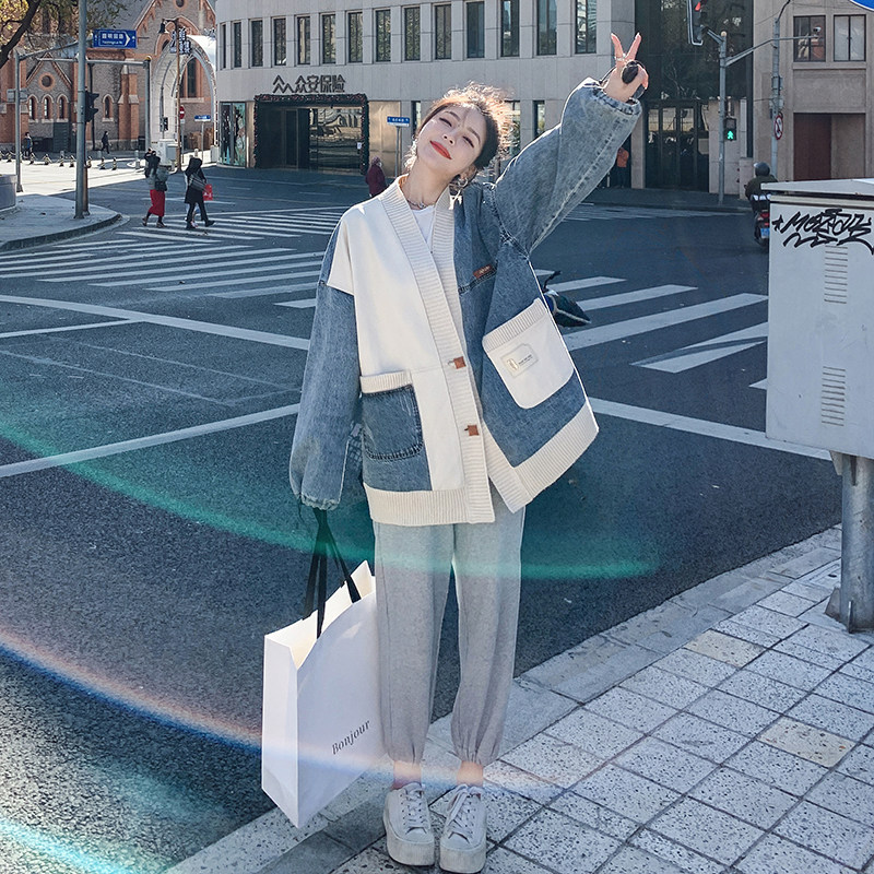 港味流行牛仔短外套女2025春秋季新款韩系2C112-CF012-P140-控188,女装短外套,2C112