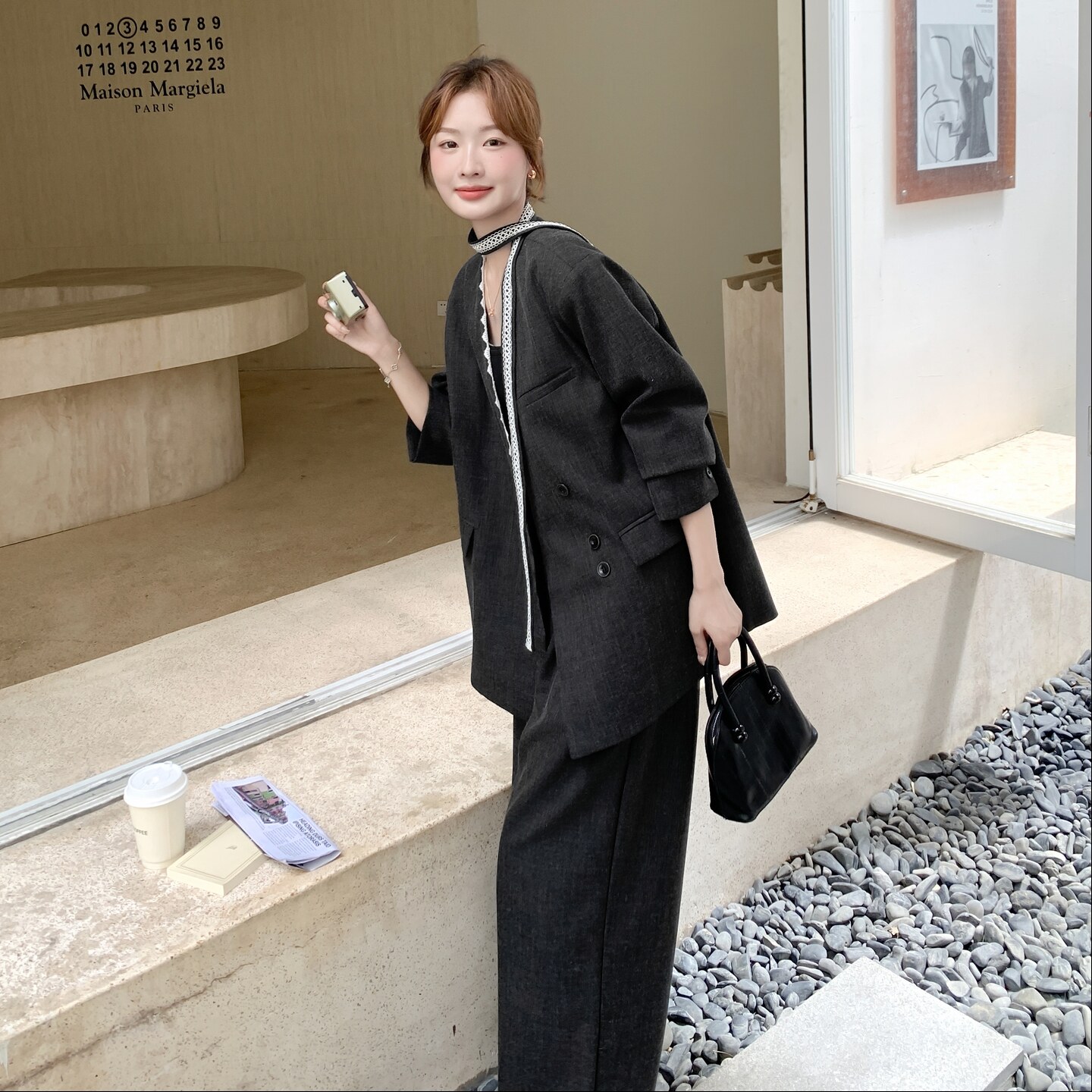 2026春秋季新款套装两件套花边款RF2C290-6863#-P195-K295,女装套装/套裙,2C290