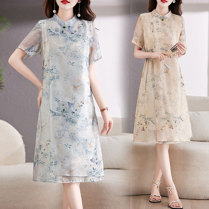 2025年夏季女装女士精品连衣裙,女装连衣裙,锦绣伊人