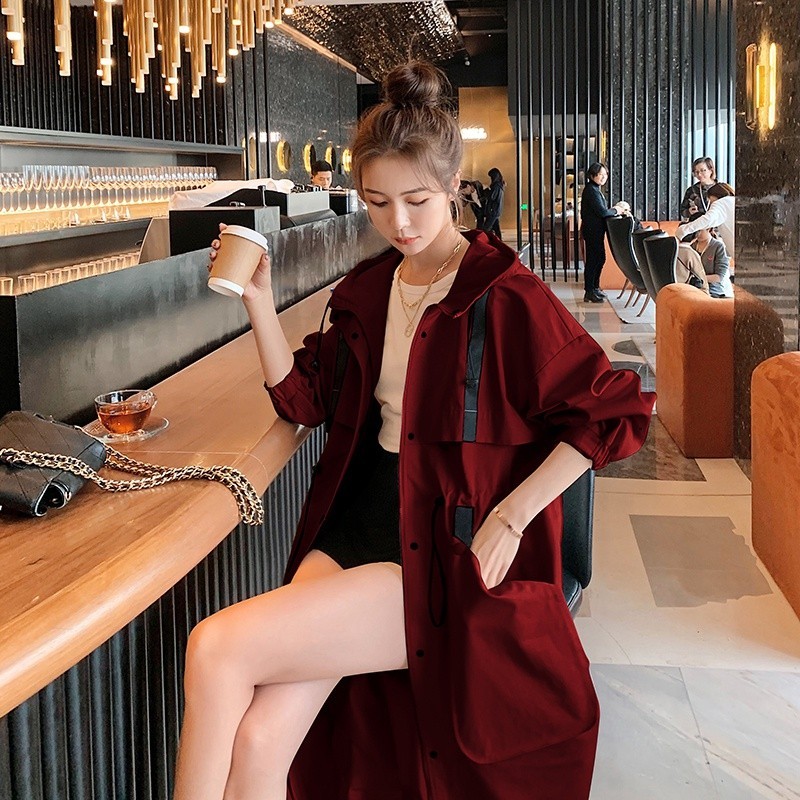女装 女士精品 风衣 696620153图片