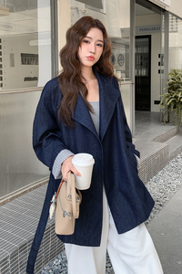 秋装新款牛仔风衣2C092-98631-P170-K278图片
