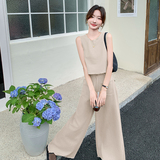 现货2025年夏季新款无袖两件套2c280-5721-p155k228，女装套装/套裙，2C280