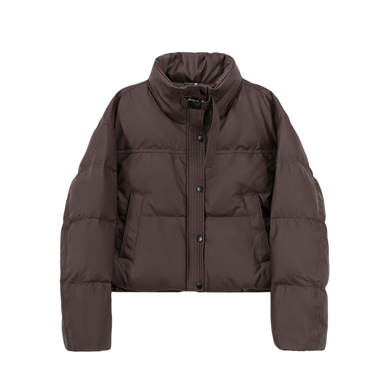新款大货已出！PU皮领袢设计韩版休闲羽绒服C016-9041-P285-K428,女装羽绒服,2C016
