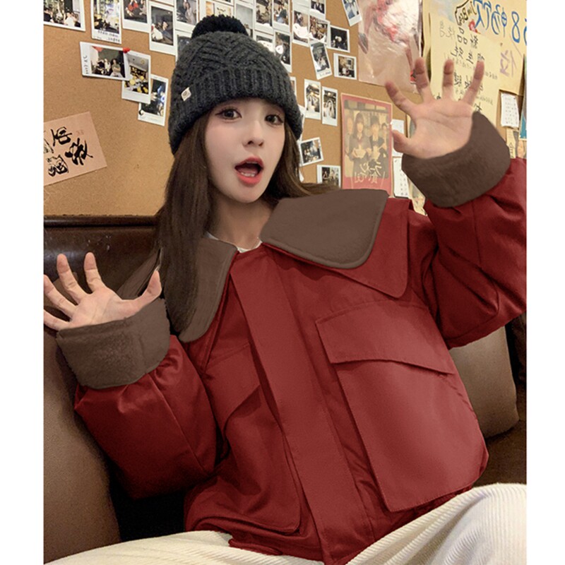 2025冬装主推两色毛内胆派克服2645P195K298图片
