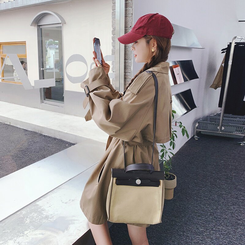 主推！数据好22秋高品质双排扣卡其风衣209-6730-P145K198,女装风衣,2C069
