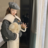 新款现货娃娃领休闲时尚短款羽绒服2C098-8983P285K418，女装羽绒服，2C098
