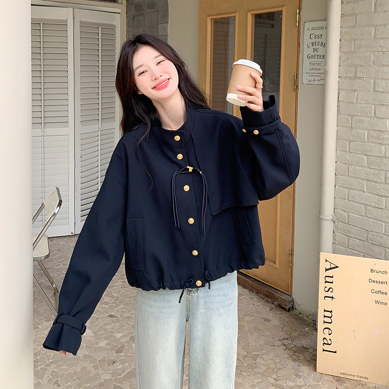 新款已出货休闲工装风衣外套269-9112-P155-K218,女装短外套,2B235