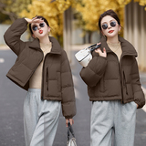 小个子短款立领羽绒服女2024冬季新款韩版宽松休闲保暖面包服外套，女装羽绒服，衣佳和