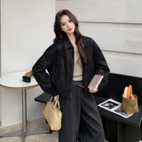 【大货已出】超柔PU蛋白皮羽绒内胆羽绒服2C233-808-P170-K259，女装羽绒服，2C233