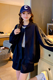 黑色棒球服外套女2025春季新款韩版高级感小个子百搭休闲夹克上衣，女装短外套，2D043
