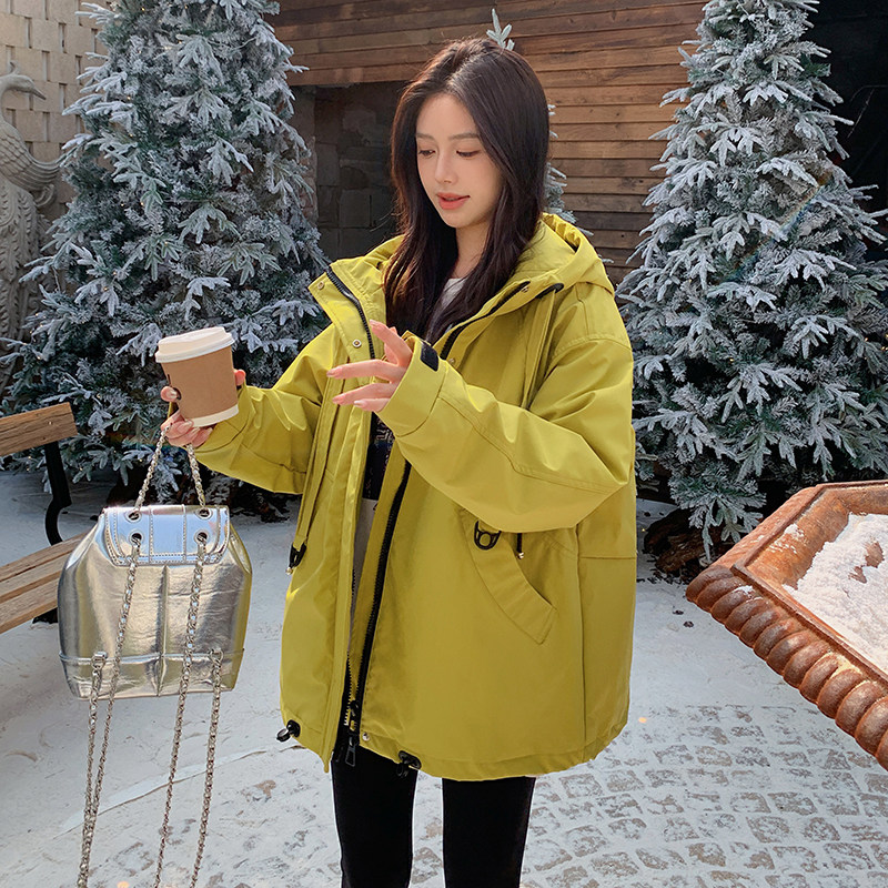 现货派克羽绒服户外运动冲锋衣连帽外套2C233-8865-P265-K379,女装羽绒服,2C233