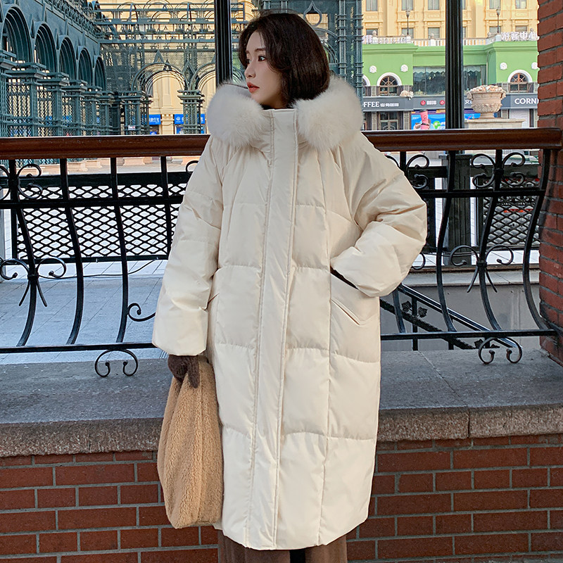 现货2026冬季新款长款三色新标90绒Y22-P380控570真毛P450控678,女装羽绒服,2D009