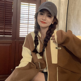 现货新款秋装拼接外套A339-P135-K188，女装短外套，2C073