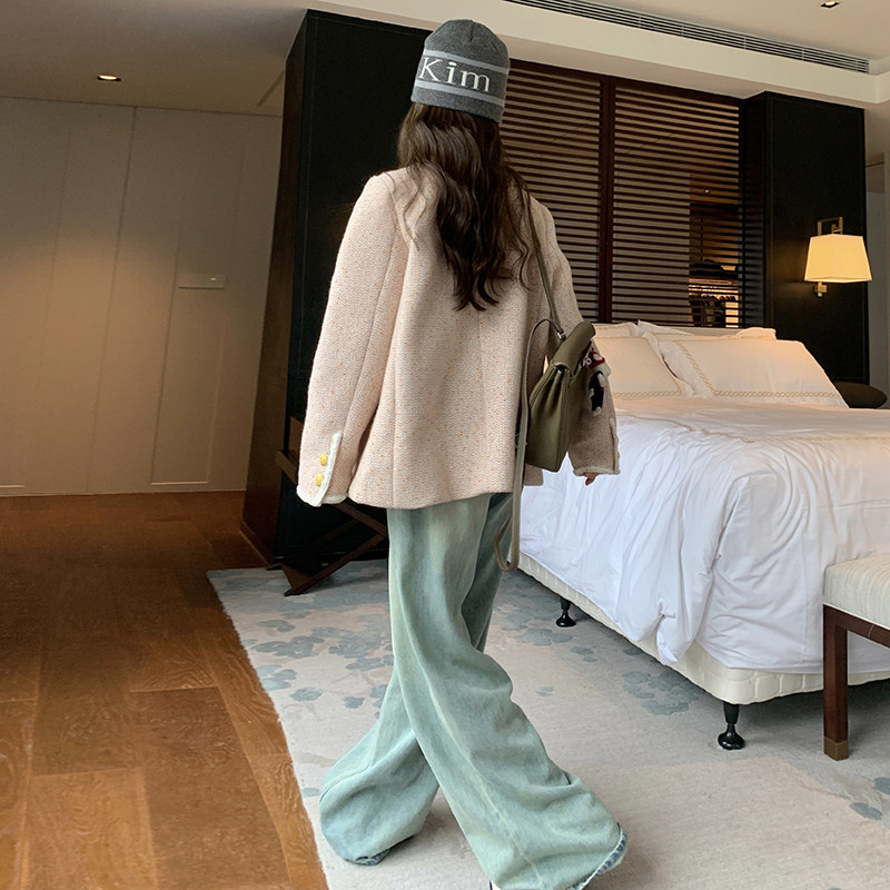 【现货】满天星小香外套D9906P155K238【有加棉】,女装短外套,2C321