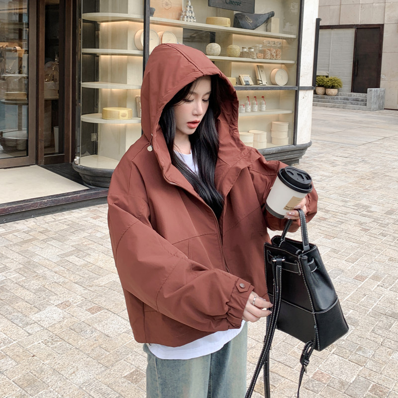 新品2025新款冬装女装安可拉红派克服外套266-p155-k228,女装棉衣/棉服,2C266