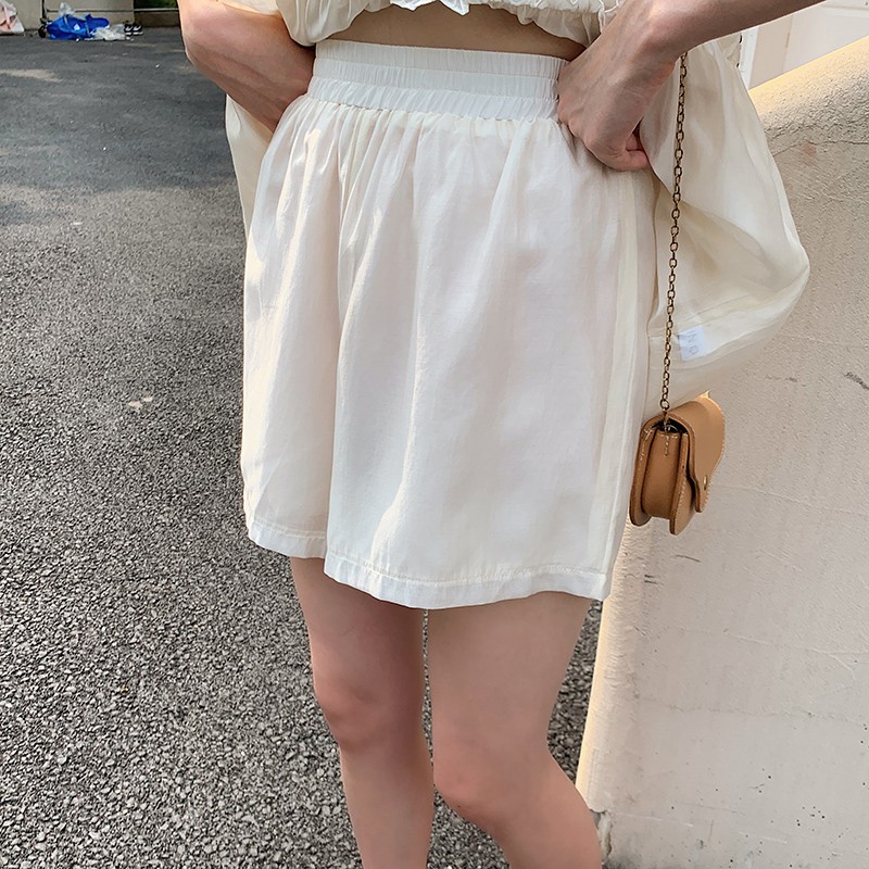 甜美法式飞飞袖短裤两件套女夏季网红炸街爆款小个子减龄天丝套装,女装套装/套裙,2C029