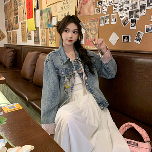 【bao款现货】2025新款秋装女装新中式牛仔外套266-P125-K178图片