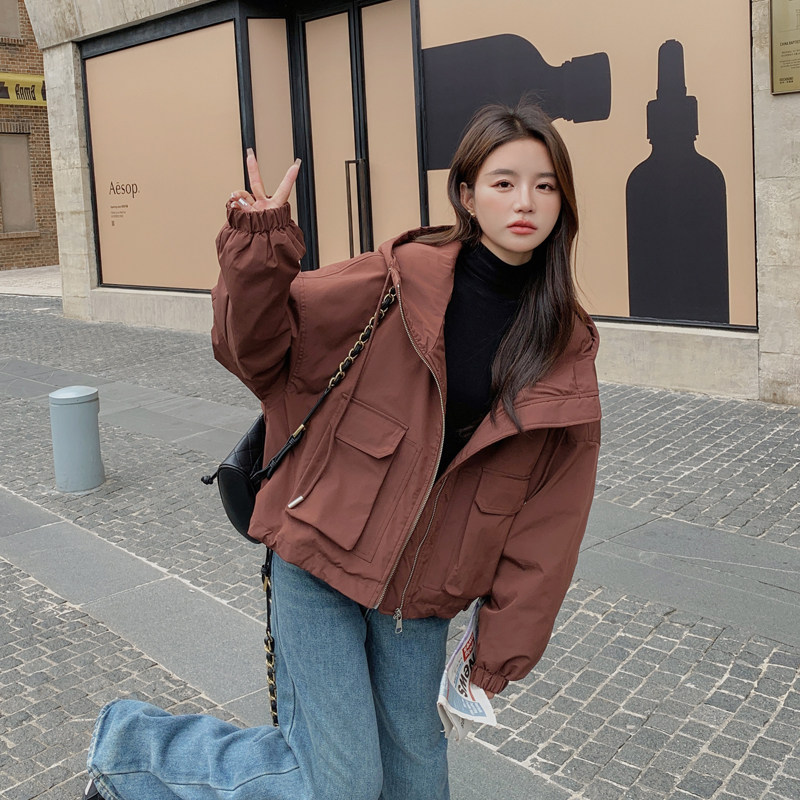 【新品】2025新款女装韩版休闲加绒棉衣外套266-P150-K220,女装棉衣/棉服,2C266