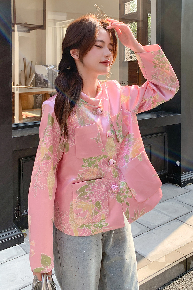 现货新款2026春季新款新中式小香外套2C230-2315P155K238,女装短外套,2C230
