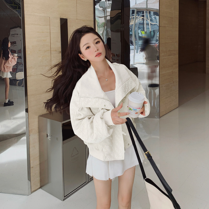 【新品档口现货】2025秋装女装休闲风衣外套266-P130-K180,女装短外套,2C266
