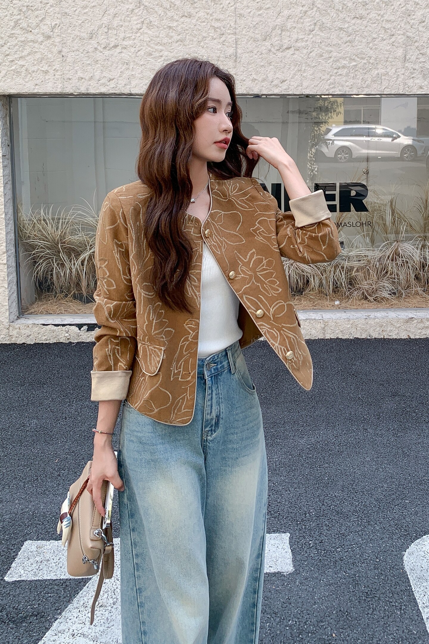 秋装新款现货女士精品短外套2C271-9553-P155K228,女装短外套,2C271