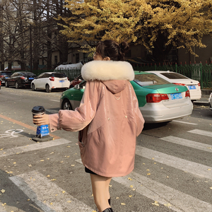 大量现货     亮片拼接派克服棉衣-2C127-P190-K278图片