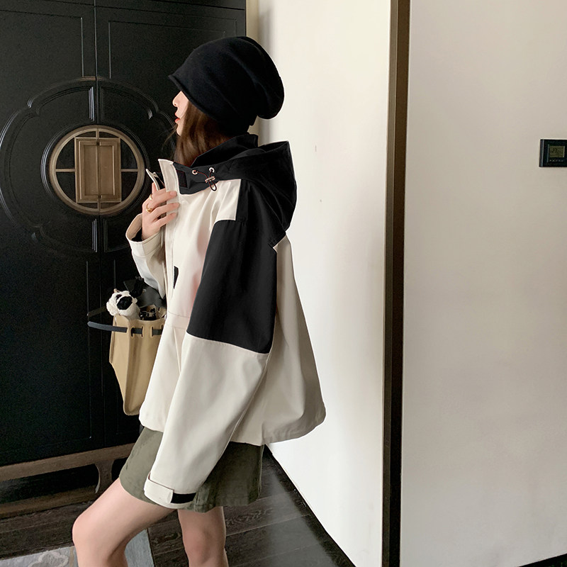 高品质！退货低！春秋风衣棒球服工装外套#2C133-912-P155-K218图片